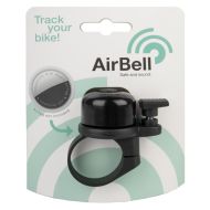 Zvonček na bicykel Airbell s držiakom Airtag ø31,8mm - čierny