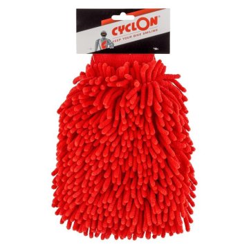 Umývacia rukavica z mikrovlákna Cyclon Cleaning Glove - červená