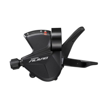 Radenie (vľavo) 3 rýchlostné Shimano Alivio SL-M3100 - čierne