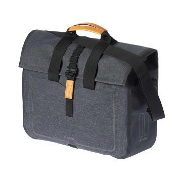 Jednorázová taška na bicykel Basil Urban Dry Business Bag 20 litrov 37 x 15 x 38 cm - tmavo šedá