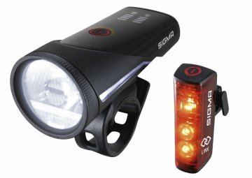 Sada osvetlenia Sigma Aura 100 USB svetlomet + zadné svetlo Blaze Link