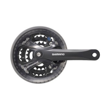 Kľuky 7/8 rýchlostné Shimano Acera FC-M361 - 175/48 x 38 x 28T s krytom reťaze - čierna