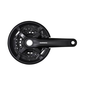 Kľuky 3 x 9 rýchlostí Shimano FC-MT210-3 so 175 mm kľukou 40-30-22T - čierna