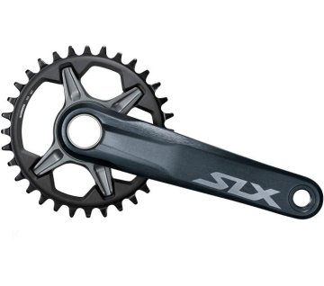 Kľuky 12-rýchlostné Shimano SLX FC-M7120-1 bez prevodníka 175 mm - čierne