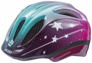 Cyklistická prilba KED Meggy II Trend S (46-51 cm) - stars pink aqua lesklá