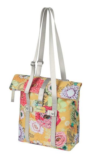 Taška na bicykel Basil Bloom Field Shopper 20 litrov 30 x 15 x 38 cm - medovo žltá