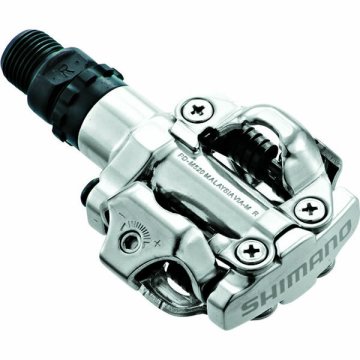 Sada pedálov Shimano SPD M520 s platničkami SM-SH51 - strieborná