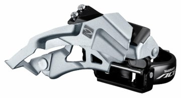 Predná prehadzovačka 3 x 9-rýchlostná Shimano Acera M3000 top swing / dual pull 40T