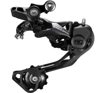 Zadná prehadzovačka 10-rýchlostná Shimano Deore RD-M6000 SGS Direct Mount Shadow+ - čierna