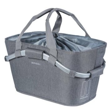 Košík na bicykel za Basil 2Day Carry All MIK 22 litrov 50 x 28 x 26 cm - sivý