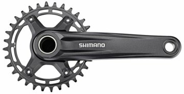 Kľuky 12-rýchlostné Shimano FC-MT510-1 so 175 mm kľukou 32T - čierna