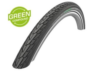 Plášť Schwalbe Road Cruiser K-Guard 28 x 1,75" / 47-622 mm - čierny s odrazom