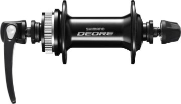 Predný náboj Shimano Deore HB-M6000 - 32 otvorov - montážna šírka 100 mm - s rýchloupínaním - čierny