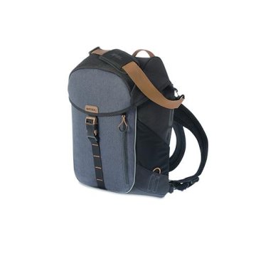 Taška na bicykel cez rameno Basil Miles Daypack 16 litrov 33 x 17 x 41 cm - čierna/šedá