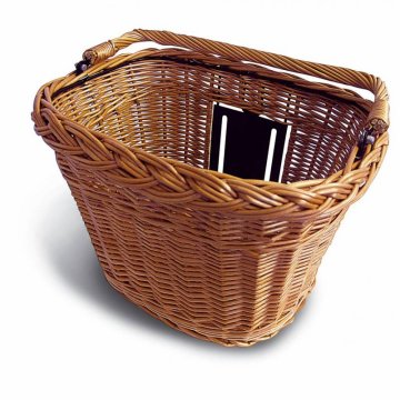 Košík na bicykel Basil Bremen Wicker KF 39 x 29 x 29 cm - prírodný