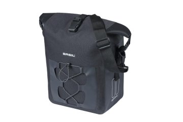 Taška na bicykel Basil Navigator Waterproof M 12-15 litrov 25 x 14 x 34 cm - čierna